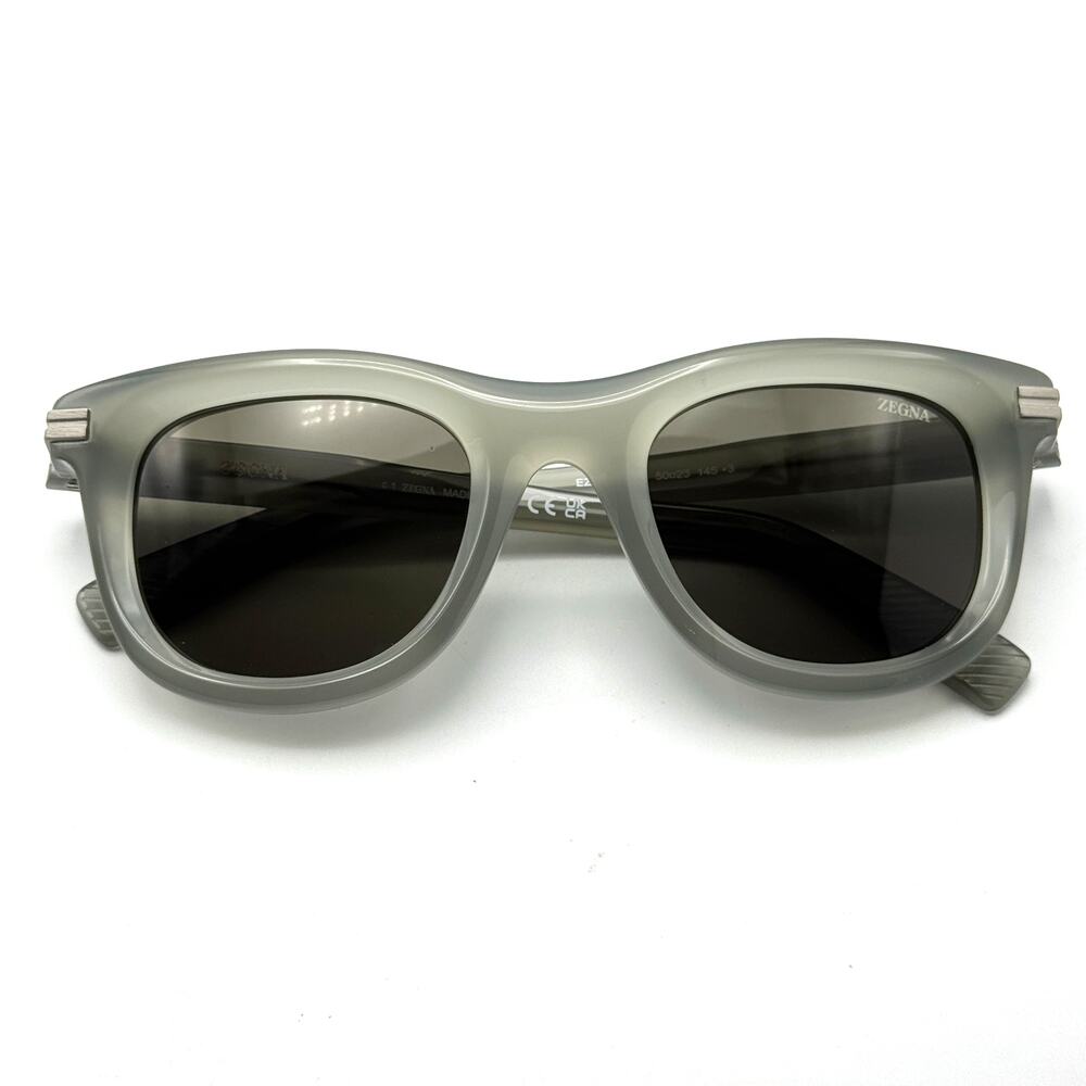 Ermenegildo Zegna Sunglasses EZ0269 20J Gray Frame Roviex Lens 50-23-145 New